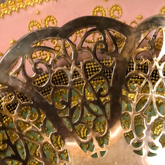 LOVELACE Silver Filigree Candy Dish - Picture 2 of 7